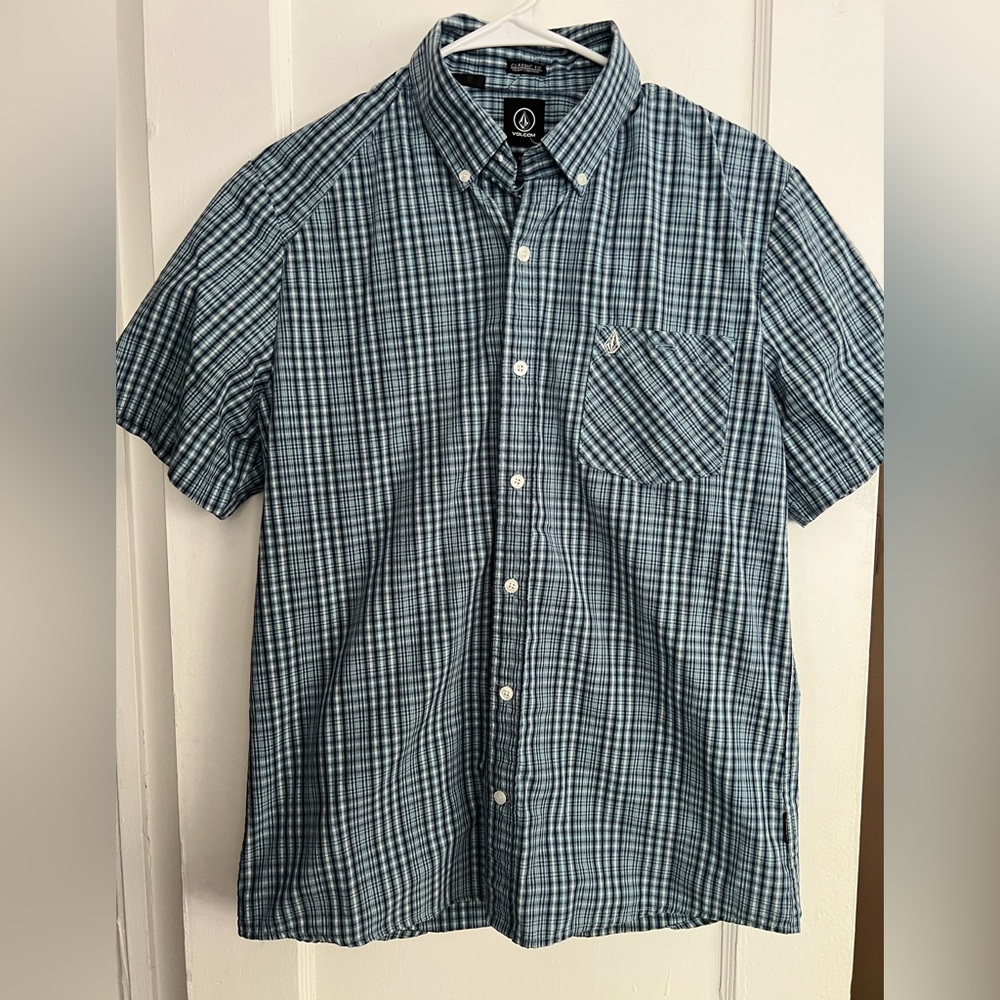 Volcom Button-up Plaid Shirt
